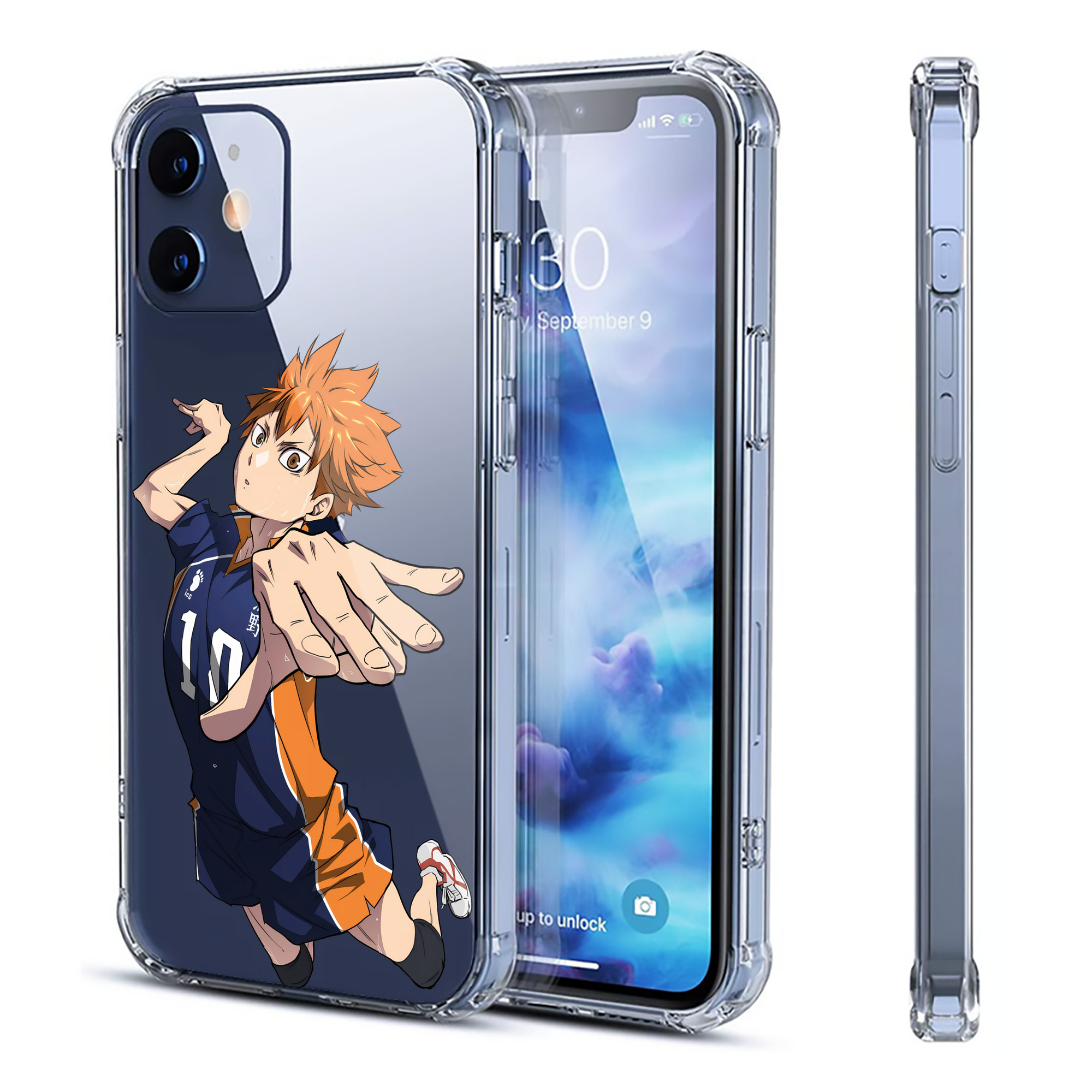 （画像用） ハイキュー!! Haikyu!! 【iPhone 12シリーズ対応】透明スマホケース（クリアソフトケース）